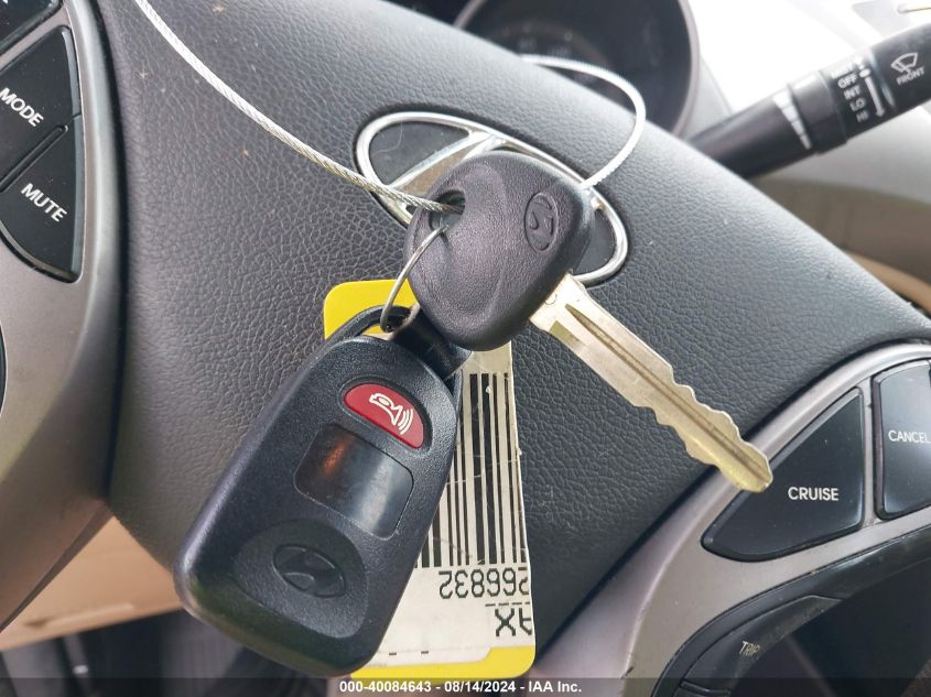 2013 Hyundai Elantra Gls VIN: 5NPDH4AE7DH266832 Lot: 40084643