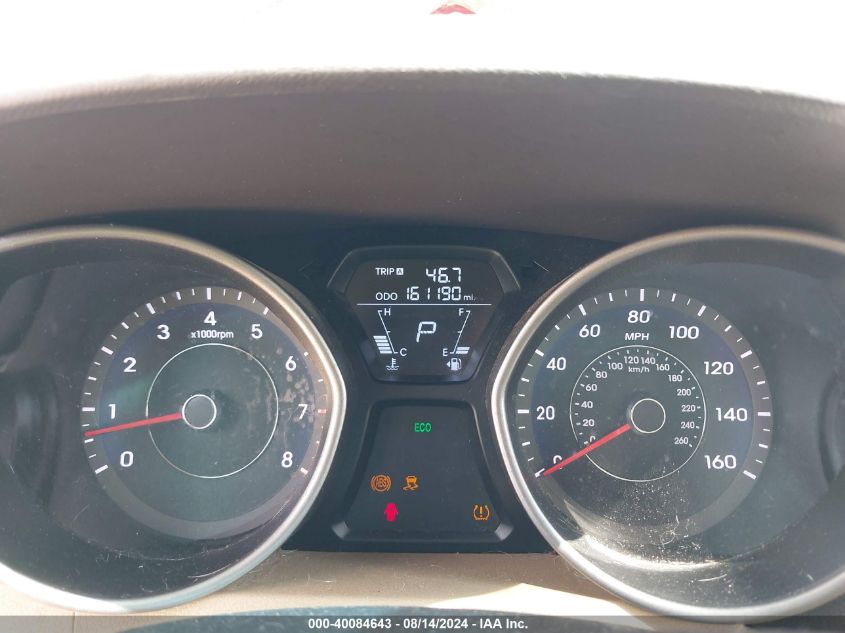 2013 Hyundai Elantra Gls VIN: 5NPDH4AE7DH266832 Lot: 40084643