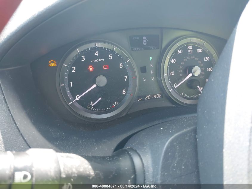 2008 Lexus Es 350 VIN: JTHBJ46G082263265 Lot: 40084671