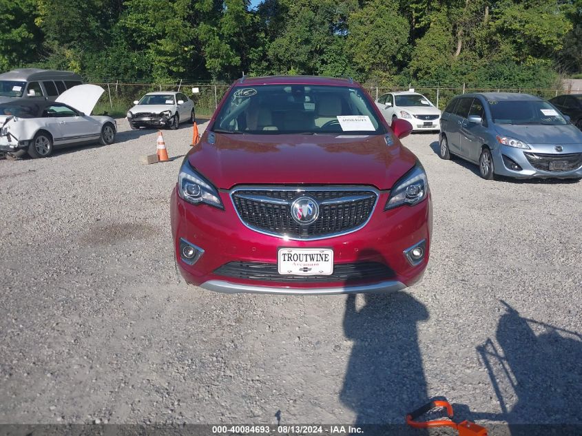 2019 Buick Envision Awd Premium Ii VIN: LRBFX4SX4KD091212 Lot: 40084693