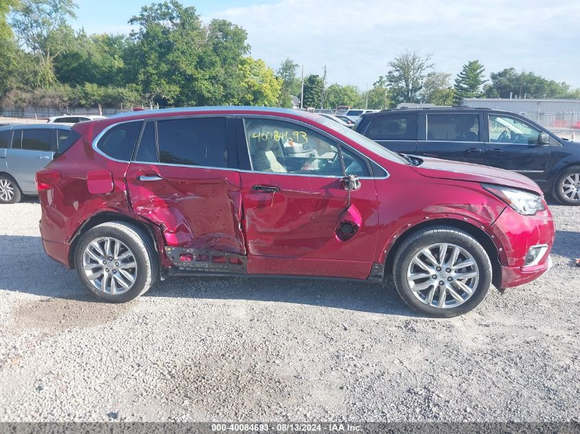 2019 Buick Envision Awd Premium Ii VIN: LRBFX4SX4KD091212 Lot: 40084693