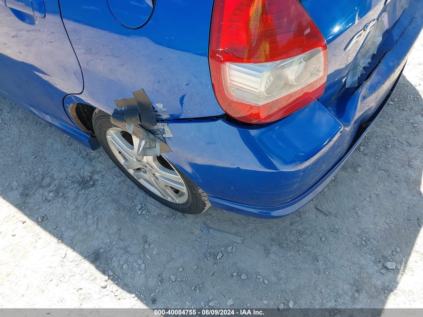 2008 Honda Fit Sport VIN: JHMGD38638S041962 Lot: 40084755