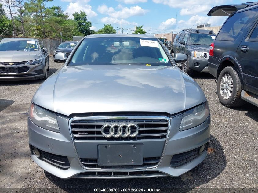 2010 Audi A4 2.0T Premium VIN: WAUFFAFL3AN058959 Lot: 40084783