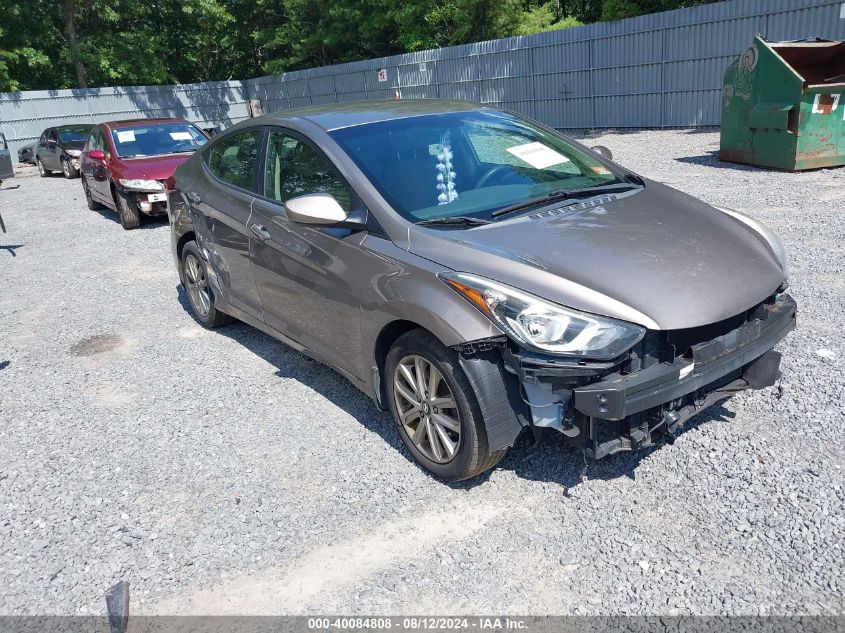 2015 HYUNDAI ELANTRA SE - 5NPDH4AE1FH618130