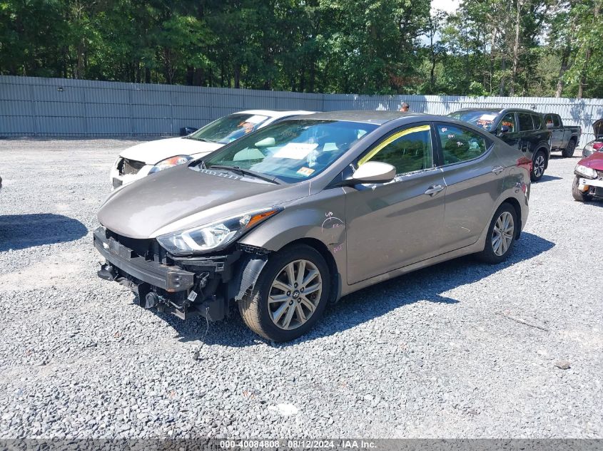 5NPDH4AE1FH618130 2015 HYUNDAI ELANTRA - Image 2