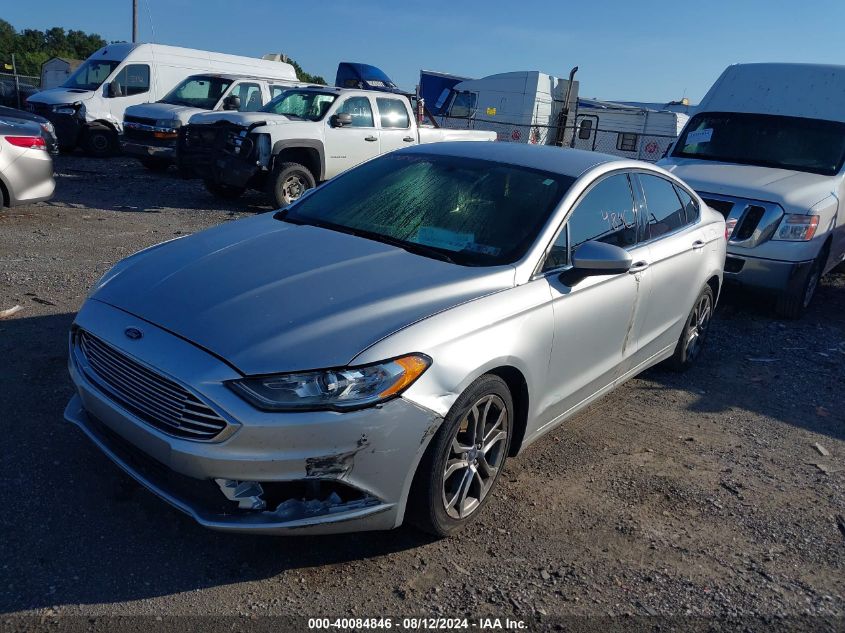 2017 Ford Fusion S VIN: 3FA6P0G7XHR394455 Lot: 40084846