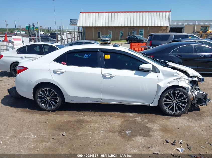 2015 Toyota Corolla S Premium VIN: 5YFBURHE3FP193146 Lot: 40084857