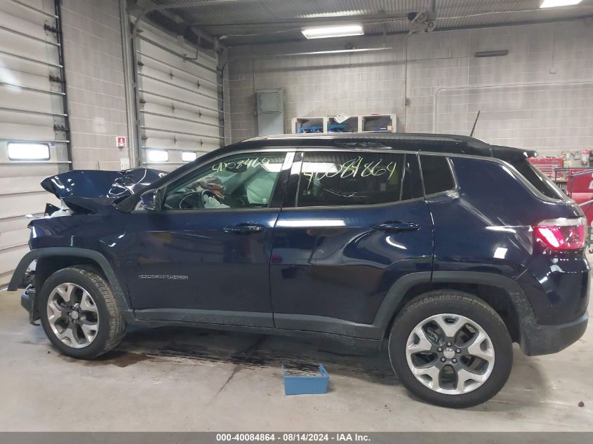 2018 Jeep Compass Limited 4X4 VIN: 3C4NJDCB4JT144615 Lot: 40084864