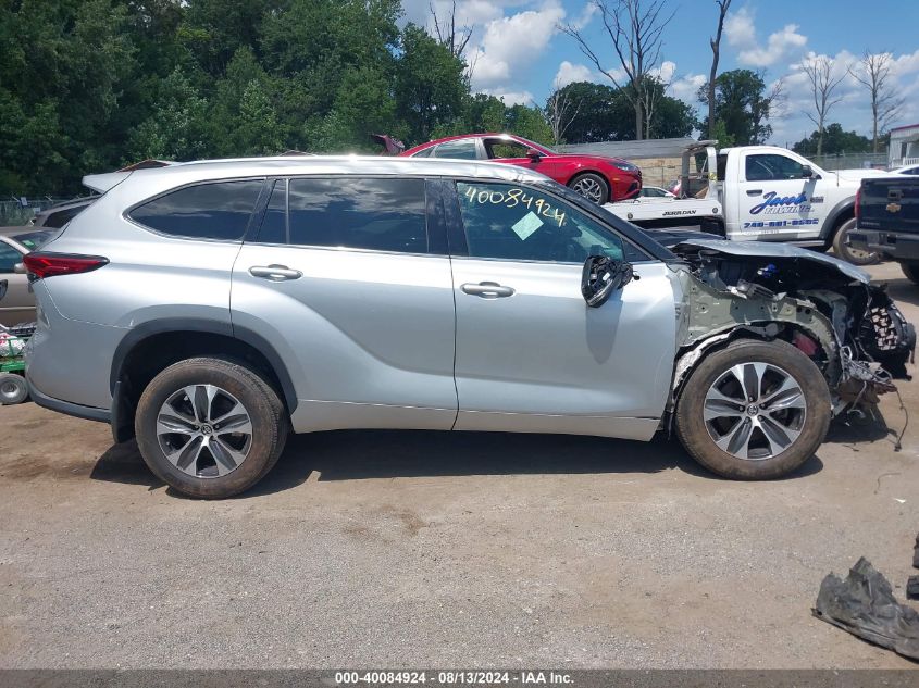 2021 Toyota Highlander Xle VIN: 5TDHZRBH0MS076286 Lot: 40084924