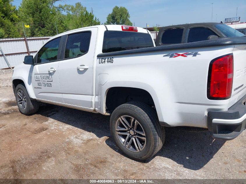 2021 Chevrolet Colorado 4Wd Short Box Wt VIN: 1GCGTBEN4M1137481 Lot: 40084963