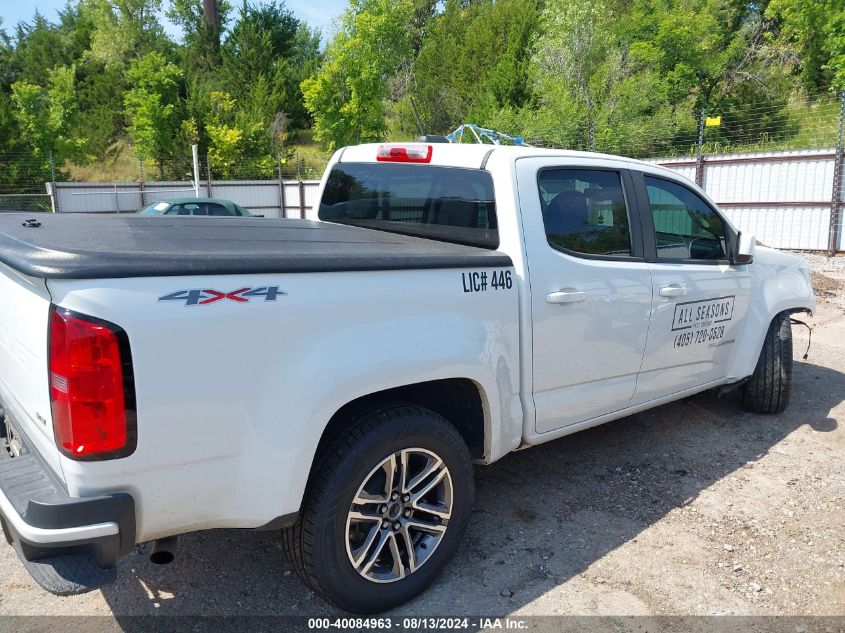 2021 Chevrolet Colorado 4Wd Short Box Wt VIN: 1GCGTBEN4M1137481 Lot: 40084963