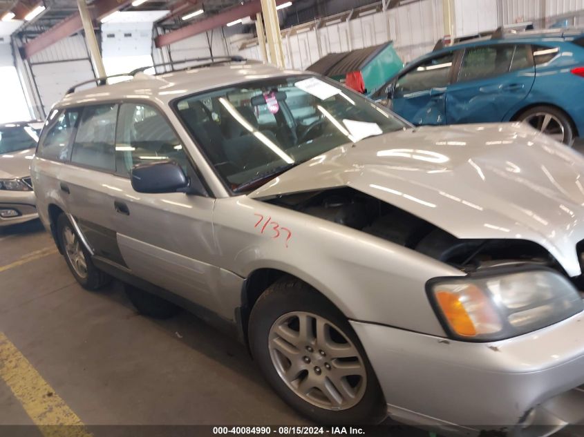 2004 Subaru Outback VIN: 4S3BH675347626628 Lot: 40084990