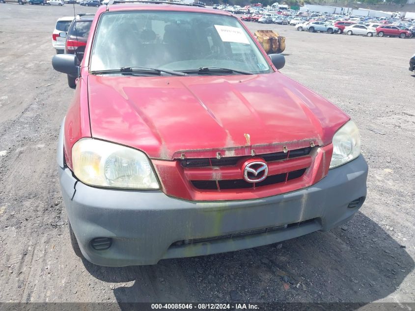 2005 Mazda Tribute I VIN: 4F2YZ92Z75KM43833 Lot: 40085046