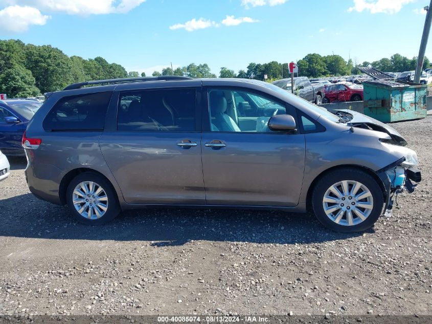 2013 Toyota Sienna Xle 7 Passenger VIN: 5TDDK3DC6DS055136 Lot: 40085074