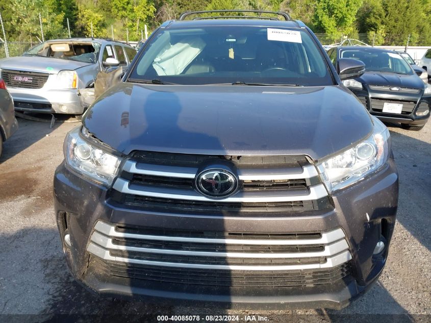 2019 TOYOTA HIGHLANDER XLE - 5TDJZRFH3KS578900