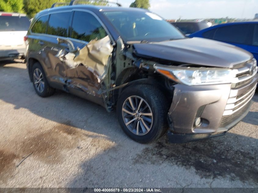 2019 TOYOTA HIGHLANDER XLE - 5TDJZRFH3KS578900