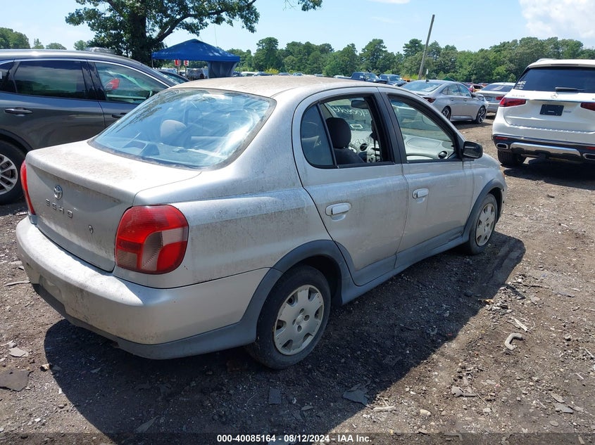 2000 Toyota Echo VIN: JTDBT1236Y0009715 Lot: 40085164