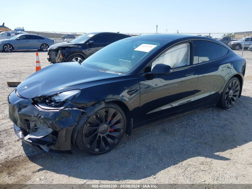 5YJ3E1EC3PF407930 2023 TESLA MODEL 3 - Image 2