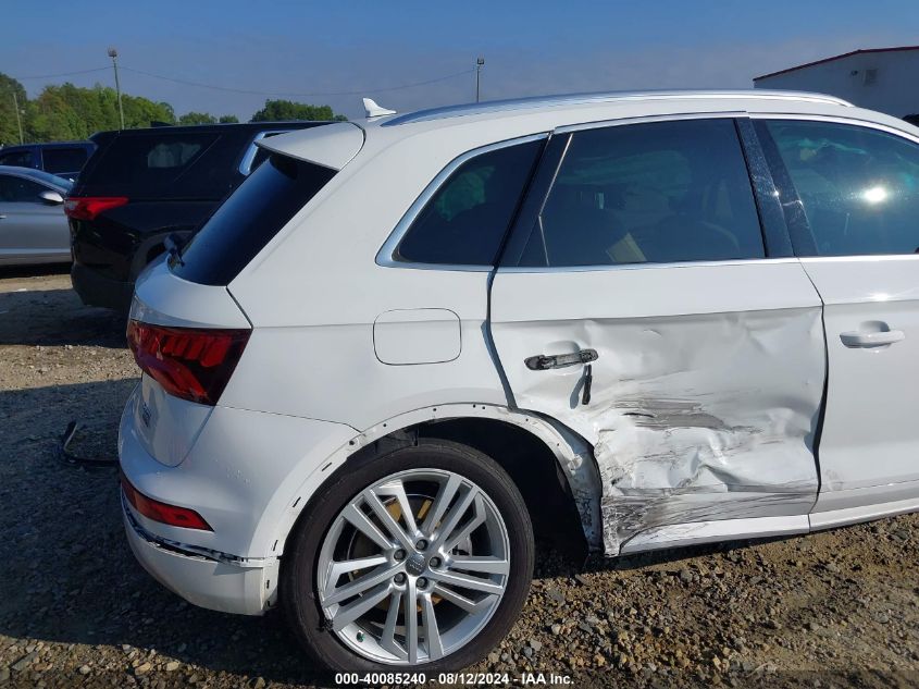 2018 Audi Q5 2.0T Premium VIN: WA1BNAFY0J2006801 Lot: 40085240