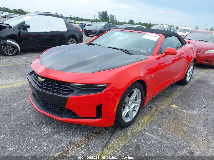 2020 Chevrolet Camaro Rwd 1Lt VIN: 1G1FB3DX2L0117671 Lot: 40085261