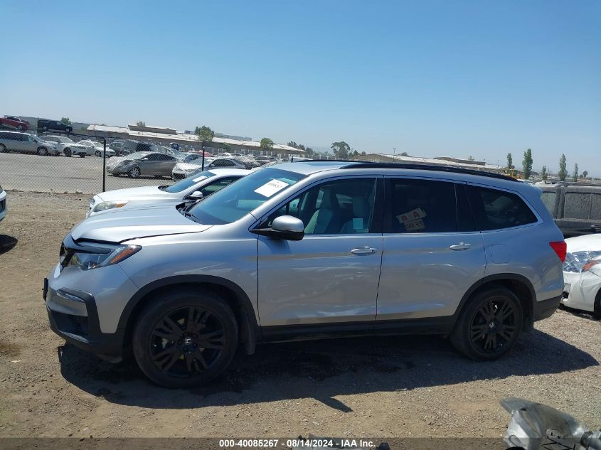 2022 Honda Pilot Se VIN: 5FNYF5H25NB005546 Lot: 40085267