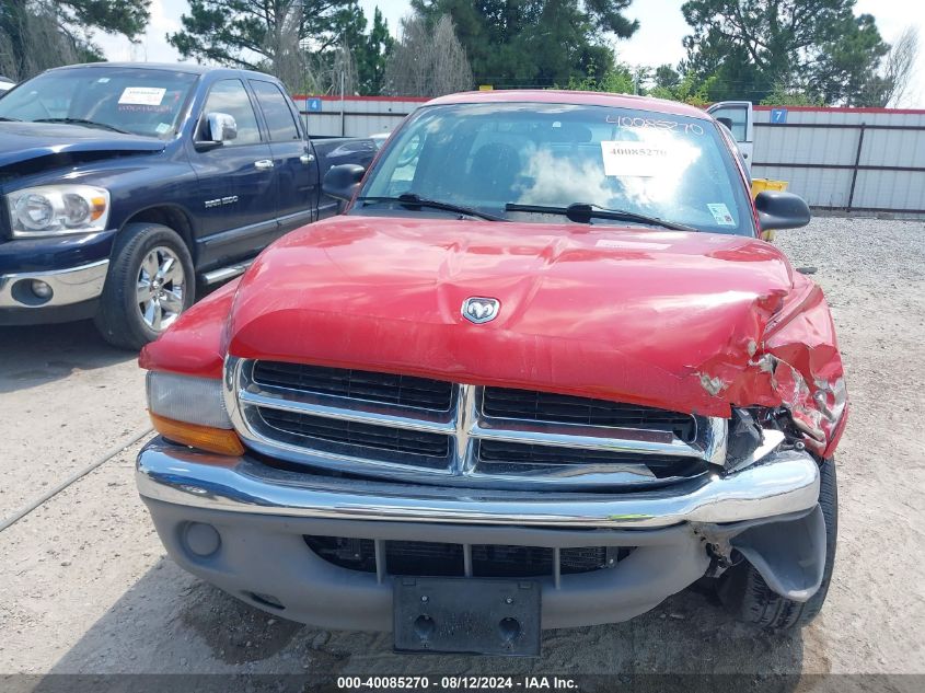 2001 Dodge Dakota Slt/Sport VIN: 1B7GL22X31S165364 Lot: 40085270