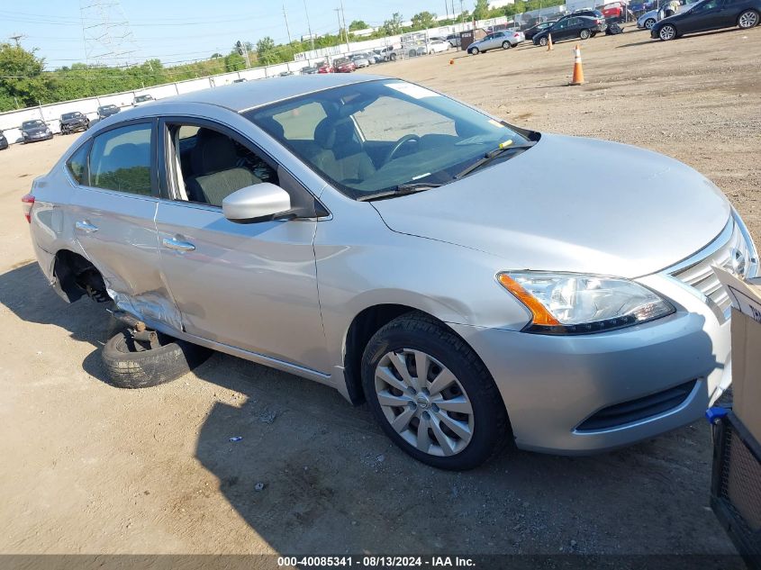 2014 Nissan Sentra S/Sv/Sr/Sl VIN: 3N1AB7APXEY310613 Lot: 40085341