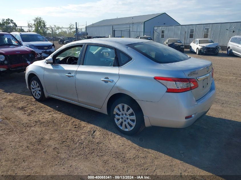 2014 Nissan Sentra S/Sv/Sr/Sl VIN: 3N1AB7APXEY310613 Lot: 40085341