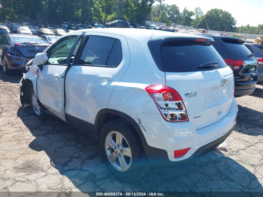 2022 Chevrolet Trax Fwd Ls VIN: KL7CJKSM9NB544446 Lot: 40085374