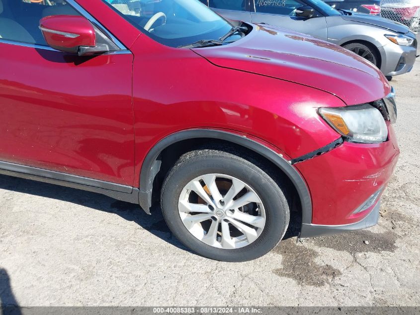 2014 Nissan Rogue Sv VIN: 5N1AT2MV6EC854344 Lot: 40085383