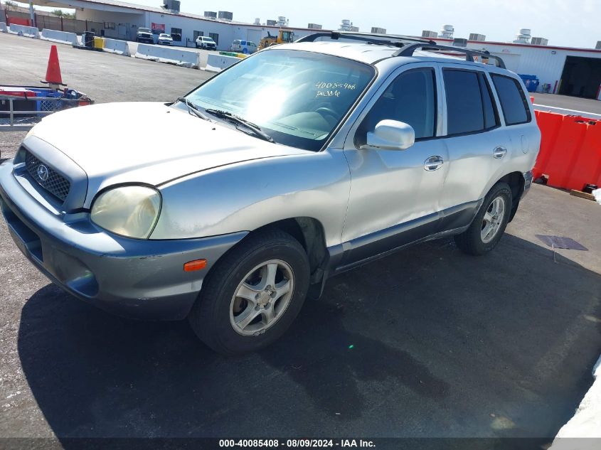 2003 Hyundai Santa Fe VIN: KM8SB12B53U425472 Lot: 40085408