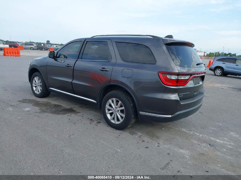 2015 Dodge Durango Sxt VIN: 1C4RDJAG2FC114392 Lot: 40085410