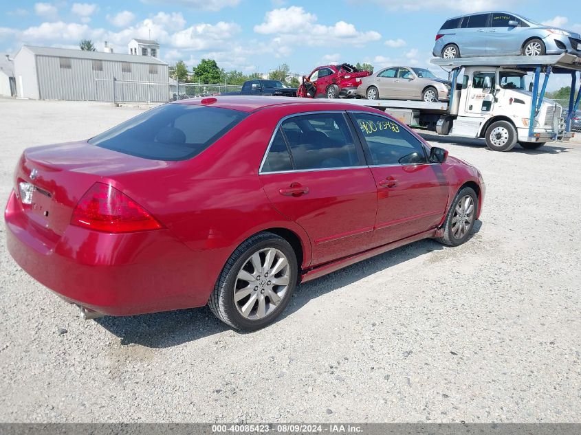 2007 Honda Accord 3.0 Ex VIN: 1HGCM66547A023679 Lot: 40085423