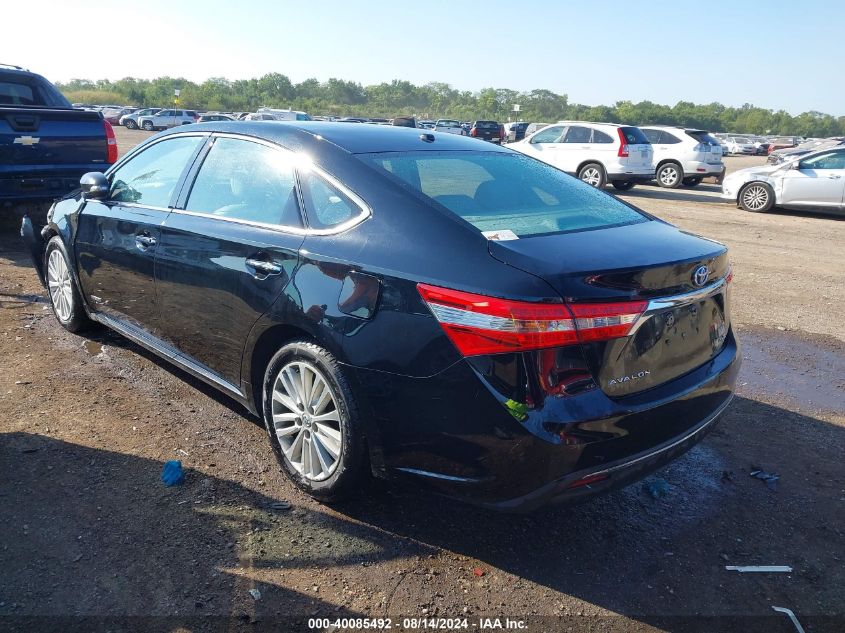 2015 Toyota Avalon Hybrid Xle Touring VIN: 4T1BD1EB8FU046735 Lot: 40085492