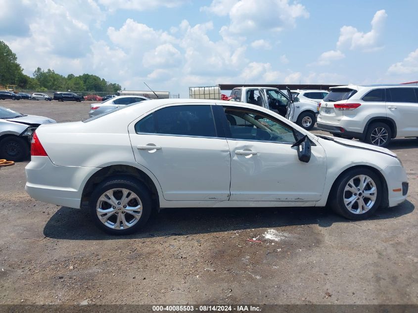 2012 Ford Fusion Se VIN: 3FAHP0HA7CR305713 Lot: 40085503