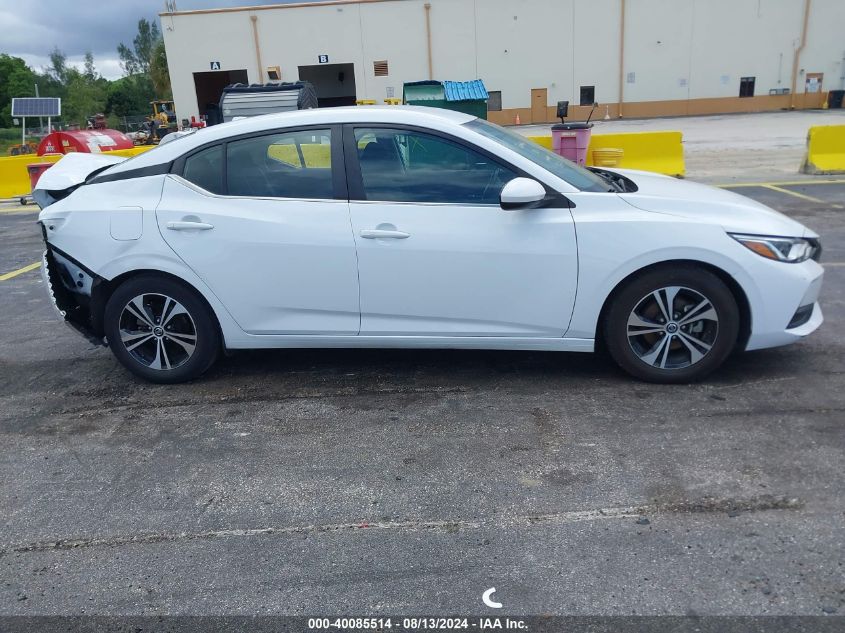 2021 Nissan Sentra Sv VIN: 3N1AB8CV3MY283335 Lot: 40085514