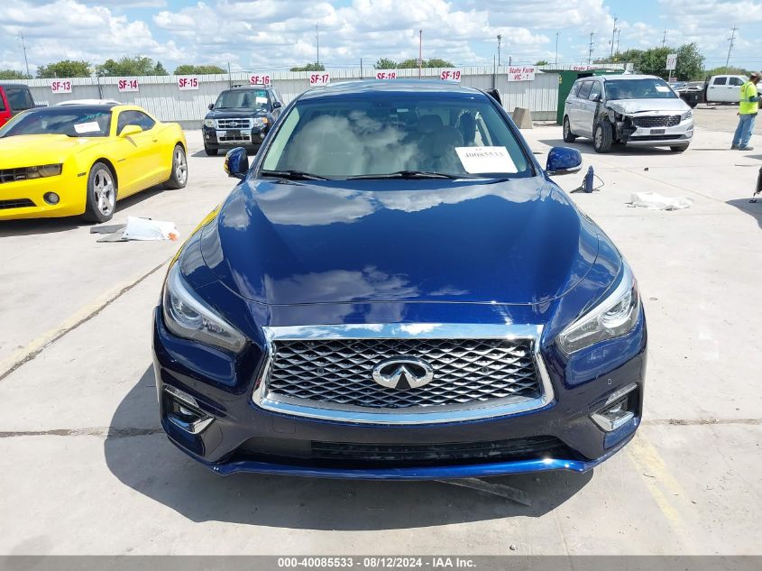 2021 Infiniti Q50 Luxe VIN: JN1EV7BP4MM704309 Lot: 40085533