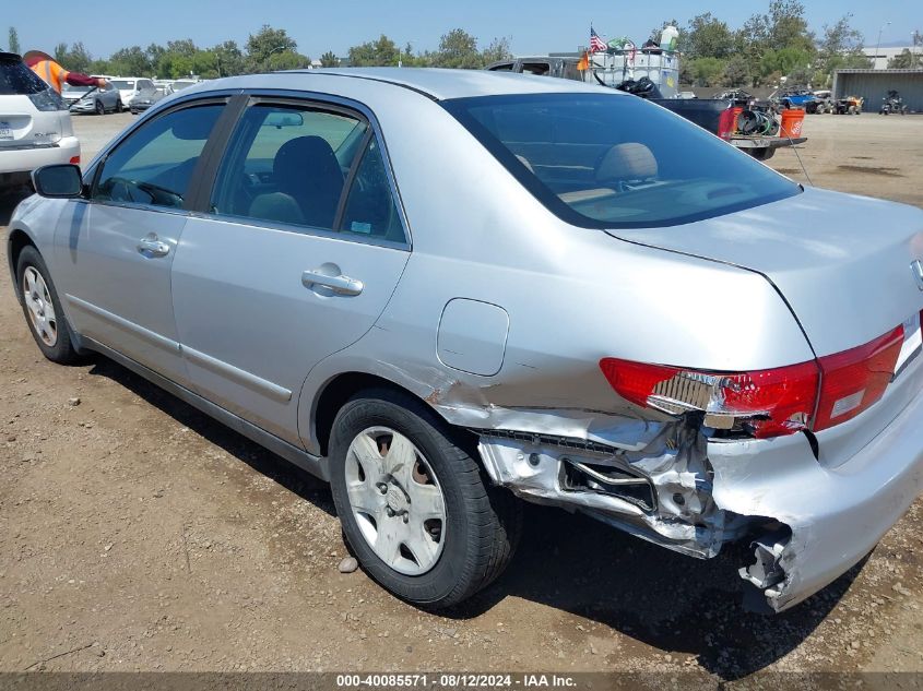 2005 Honda Accord 2.4 Lx VIN: 1HGCM56445A085825 Lot: 40085571