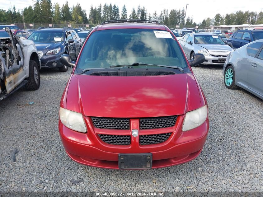 2003 Dodge Grand Caravan El VIN: 2D4GP343X3R161100 Lot: 40085572