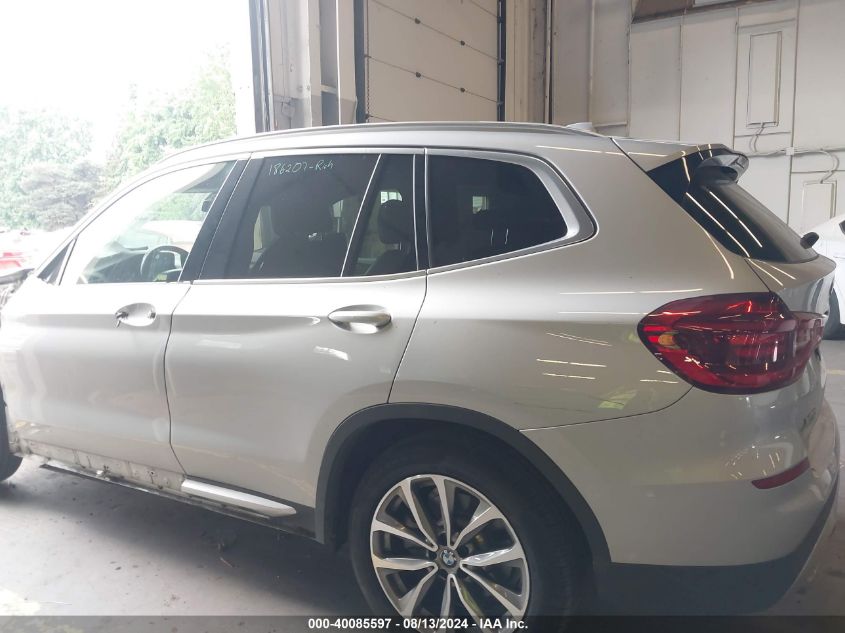 2018 BMW X3 xDrive30I VIN: 5UXTR9C55JLD90139 Lot: 40085597