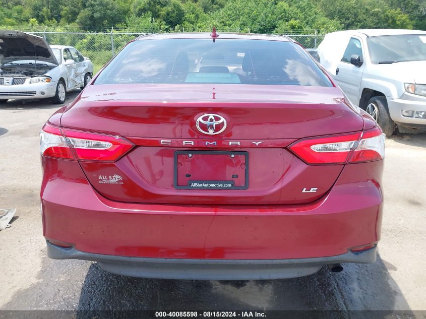 2019 Toyota Camry Le VIN: 4T1B11HK7KU821184 Lot: 40085598