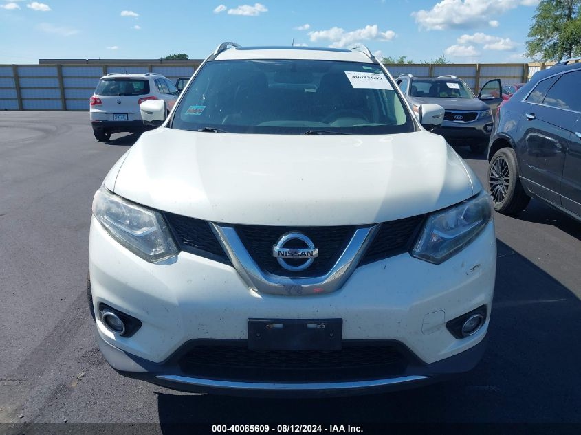 2016 Nissan Rogue Sl VIN: 5N1AT2MV7GC803650 Lot: 40085609