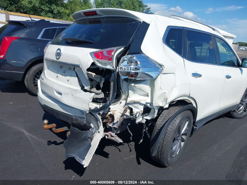 2016 Nissan Rogue Sl VIN: 5N1AT2MV7GC803650 Lot: 40085609