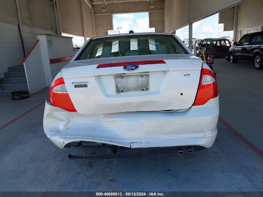 2011 Ford Fusion Se VIN: 3FAHP0HAXBR152341 Lot: 40085612