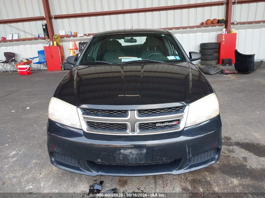 1C3CDZAB9CN331550 2012 Dodge Avenger Se