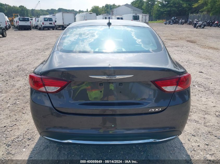 2016 Chrysler 200 Limited VIN: 1C3CCCAB9GN113890 Lot: 40085649