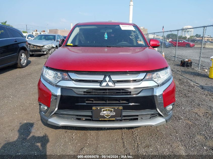 2017 Mitsubishi Outlander Se/Sel VIN: JA4AZ3A34HZ038160 Lot: 40085678