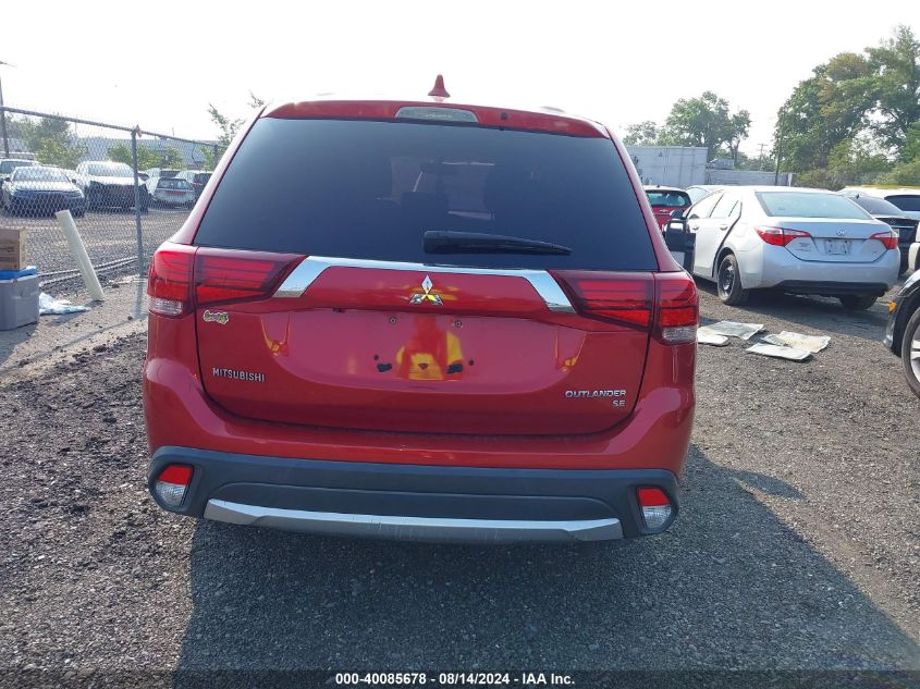 2017 Mitsubishi Outlander Se/Sel VIN: JA4AZ3A34HZ038160 Lot: 40085678