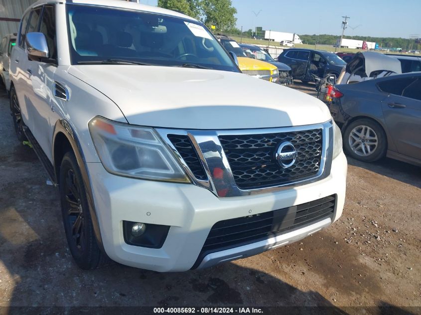 2017 Nissan Armada Platinum VIN: JN8AY2ND5H9011222 Lot: 40085692