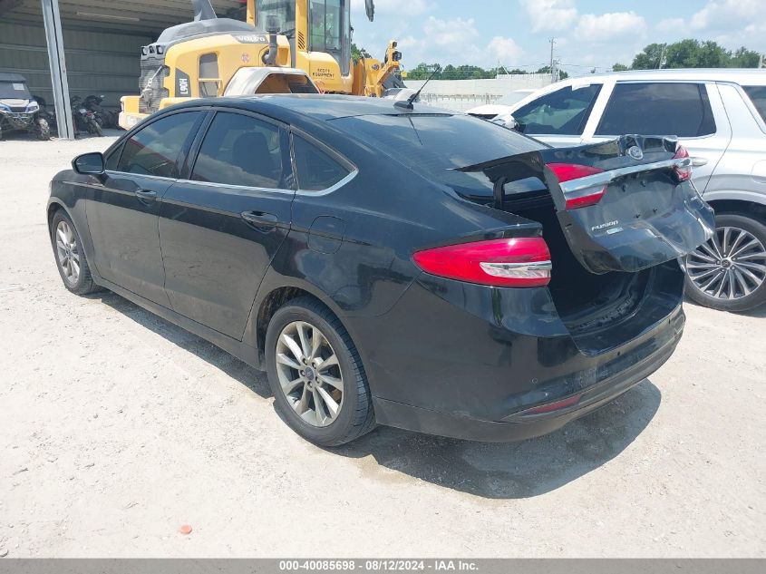 2017 FORD FUSION SE - 3FA6P0H77HR410786